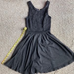 Free people grey/black dress